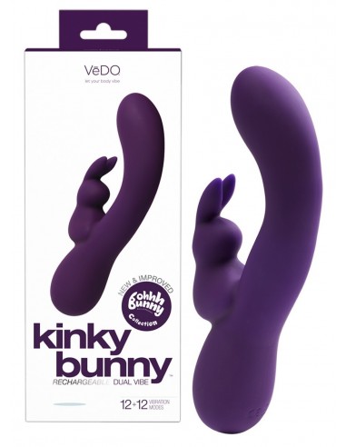 Vibromasseur Rechargeable Kinky Bunny...